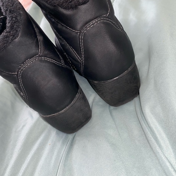 Sporto Zelda2 Black Faux Fur Lined Waterproof Ankle Boots size 7M - Picture 12 of 12